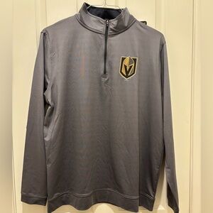 Golden Knights Gray Quarter-Zip Pullover